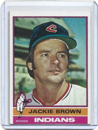 1976 TOPPS JACKIE BROWN CARD