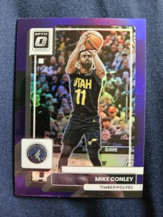 2022-23 Donruss Optic Purple Mike Conley Jr.