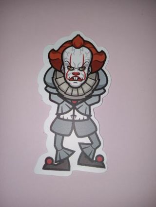 IT! Clown Horror Movie Reusable Waterproof Fade proof Sticker Decal