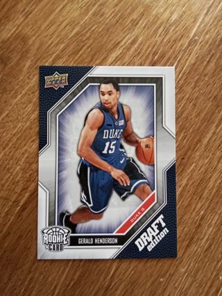 Upperdeck- Gerald Henderson RC