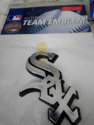 New Chicago White Sox Baseball Silver Emblem