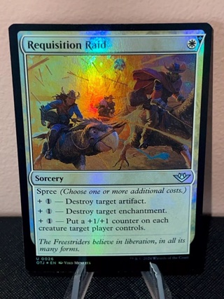 MTG FOIL OTJ Requisition Raid #26 - Outlaws of Thunder Junction - MAGIC