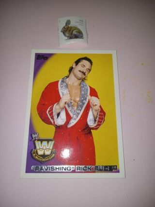 2010 Topps WWE Ravishing Rick Rude Card