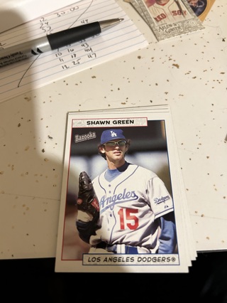 2005 topps bazooka shawn green