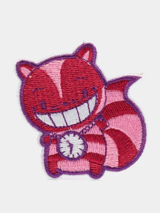 NEW Cheshire Cat ALICE in WONDERLAND IRON ON Patch Clothing Embroidery Applique Decoration