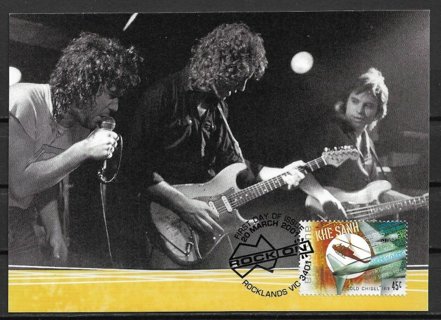 2001 Australia Sc1943a Rock Music: Khe Sanh by Cold Chisel maxi card