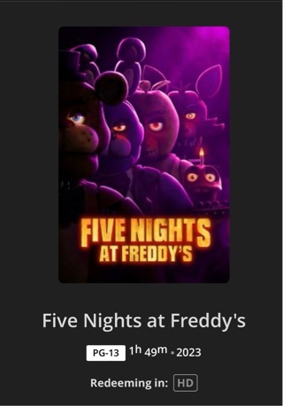 Five Nights at Freddie’s HD Digital Code