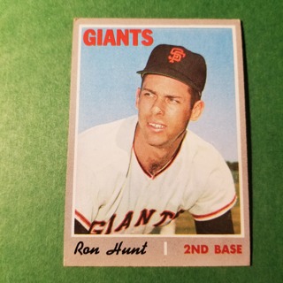 1970 - TOPPS BASEBALL CARD NO. 276 - RON HUNT - GIANTS