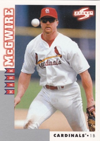 Mark McGwire 1998 Score Rookie Traded St. Louis Cardinals