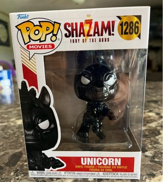 Pop Funko Shazam, fury of the gods Unicorn 1286 