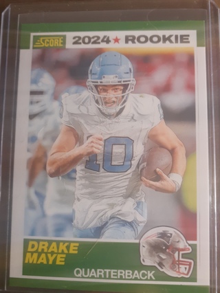 Drake Maye 2024 Score RC Retro 1989 