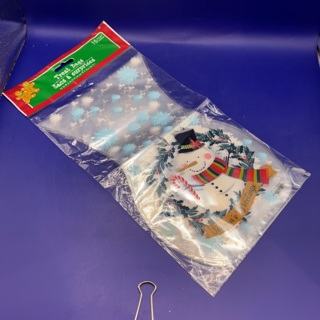 Package of 15 Christmas Snowman Goodie Treat Bags