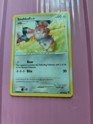 Snubbull Pokemon Card