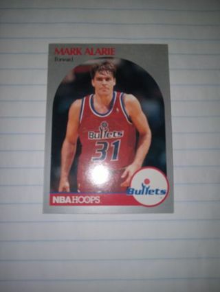 1990 NBA Hoops Bullets Mark Alarie Basketball Card