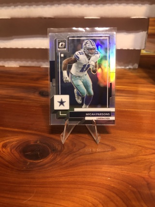 Micah Parsons 2022 Donruss Optic Silver Holo #56