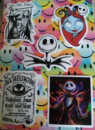 Package #2 "Nightmare before Christmas" stickers