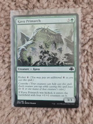 Magic the Gathering Dominaria Remastered Kavu Primarch card New in Sleeve