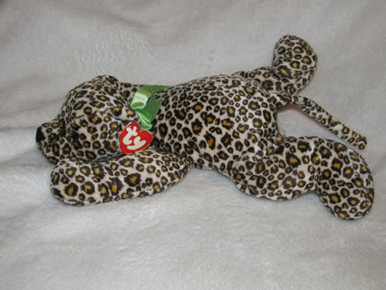 Ty Beanie Baby The Pillow Pals Collection Speckles the Cheetah Safe for Baby