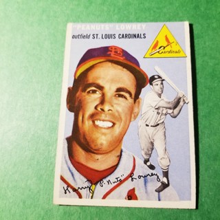 1954 - TOPPS BASEBALL CARD NO. 158 - PEANUTS LOWREY - CARDINALS