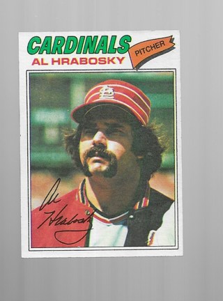 1977 TOPPS AL HRABOSKY #495