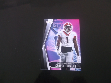 2022 SAGE HIT   George Pickens   card  #   154  Georgia BulldoGS