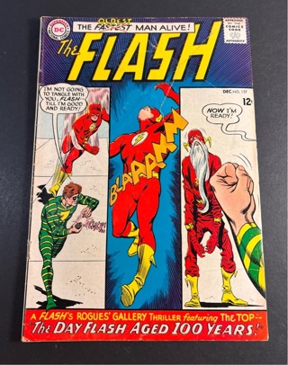 Flash 157 December 1965 Silver Age Flash 12 cent cover