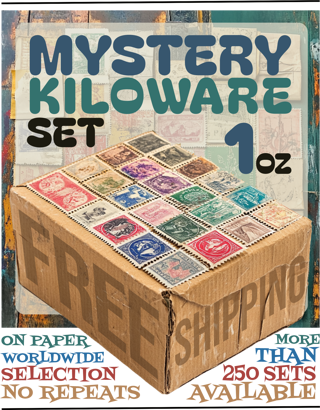 WORLDWIDE 1oz Stamps Kiloware ~85+ Stamps On Paper Halloween Sale (05/250)