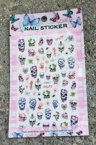 HALLOWEEN NAIL ART STICKERS STYLE 5