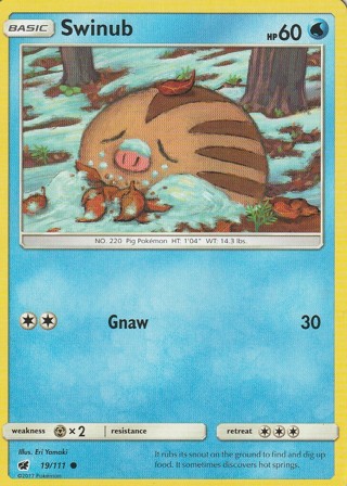 Pokemon Card: Swinub