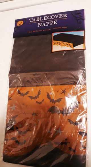 Halloween Tablecloth (new in package)