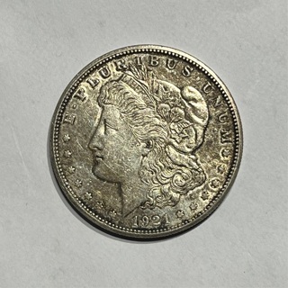 On sale  1921 S EF~AU Morgan Silver Dollar 