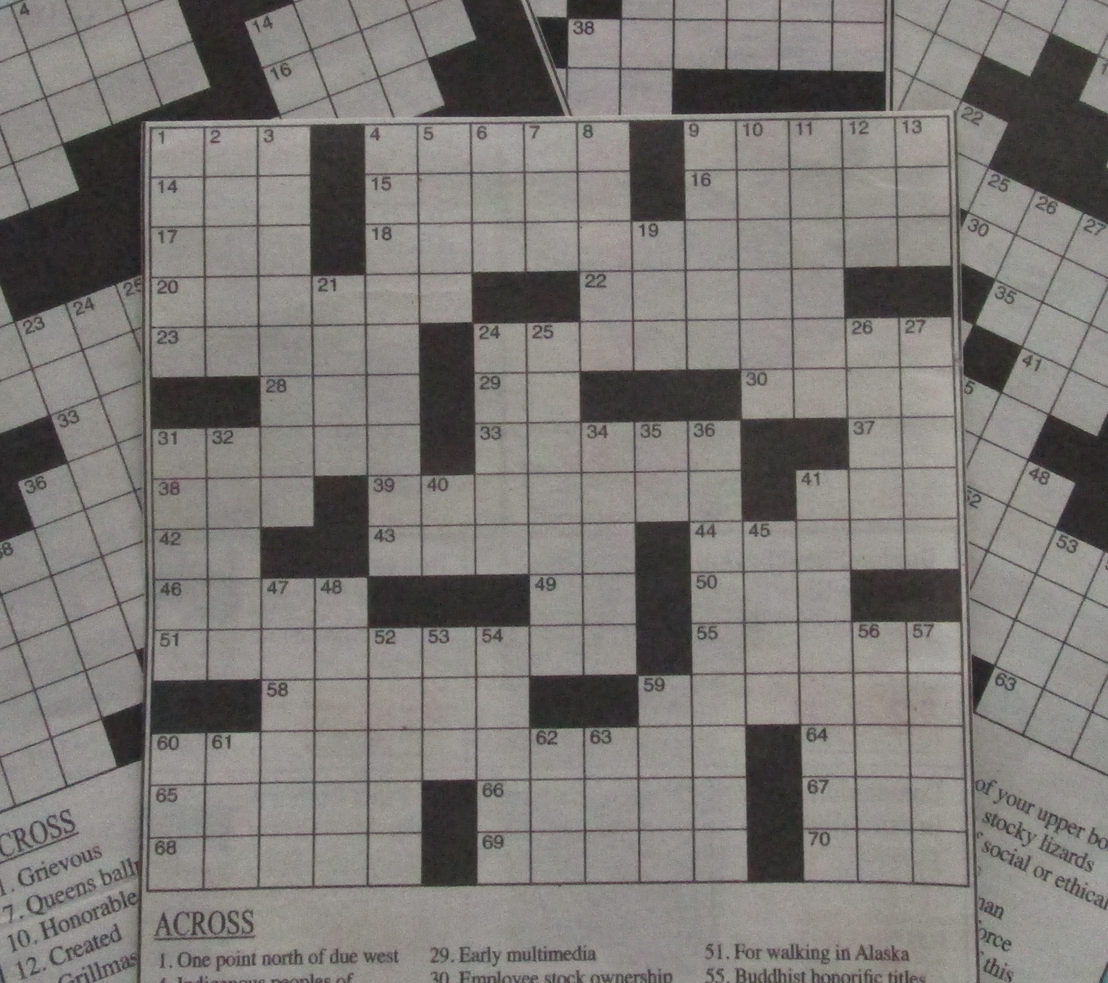 FREE: 12 x ASSORTED CROSSWORD PUZZLE SHEETS (NEW) !!! ~ FREE SHIPPING !!!