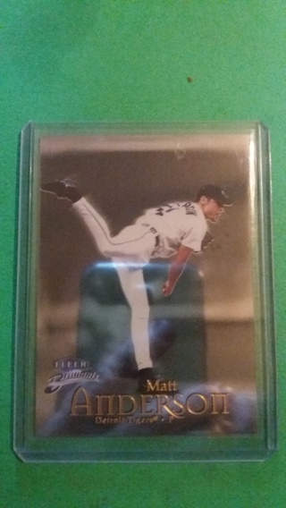 matt anderson baseball card free shipping