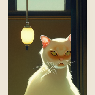 Listia Digital Collectible: cat waiting