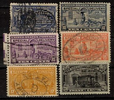 US Old Special Delivery Stamps