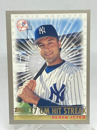 Derek Jeter - 2000 Topps Magic Moments Hit Streak #478 Yankees HOF - MINT