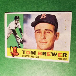 1960 - TOPPS BASEBALL CARD NO. 439 - TOM BREWER - RED SOX