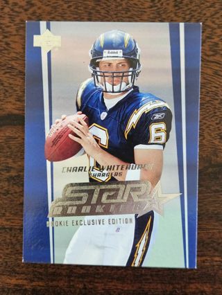 2006 Upper Deck Football trading card.