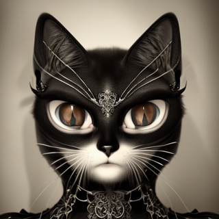 Listia Digital Collectible: Gothic Cat