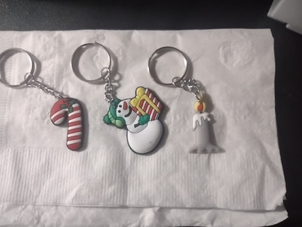 3 Xmas Keychains #1