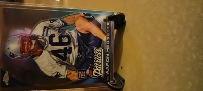 AARON Hernandez 2 Card Rookie Lot