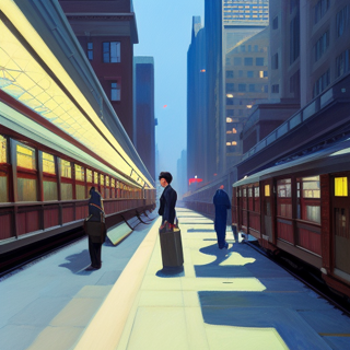 Listia Digital Collectible: Downtown Chicago Train Station