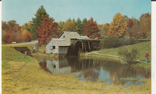 Vintage Used Postcard: a: 1959 Water Wheel