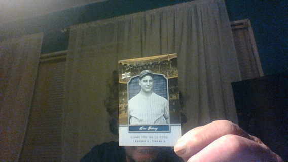 {6} Hall of Famer baseball cards