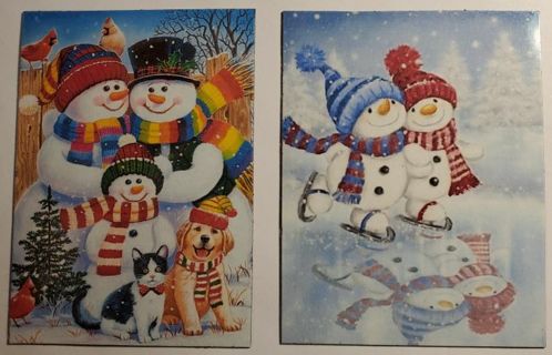 Snowman Magnets