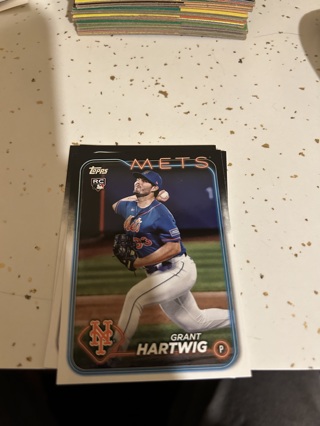 2024 topps RC grant hartwig