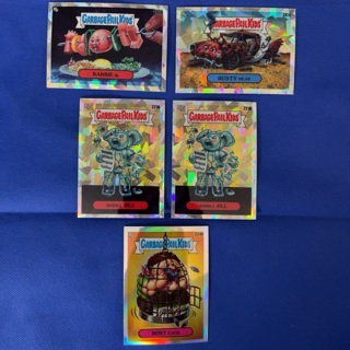 (5) lot Garbage Pail Kids Prizms