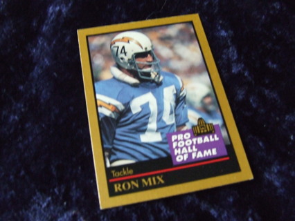 1992 Ron Mix San Diego Chargers Enor Card #101 Hall of Famer