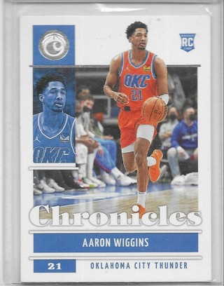 Aaron Wiggins 2021-22 Chronicles #34 Rookie Card