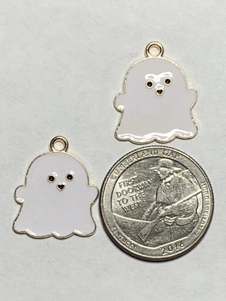 HALLOWEEN CHARMS~#11~SET OF 2 CHARMS~SET 2~FREE SHIPPING!